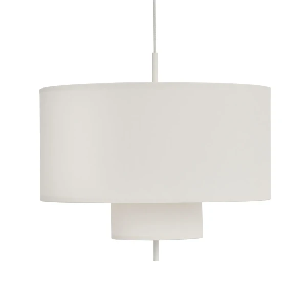 New Works Packshot 21321 Margin Pendant Lamp 70 White Canvas Front kuva
