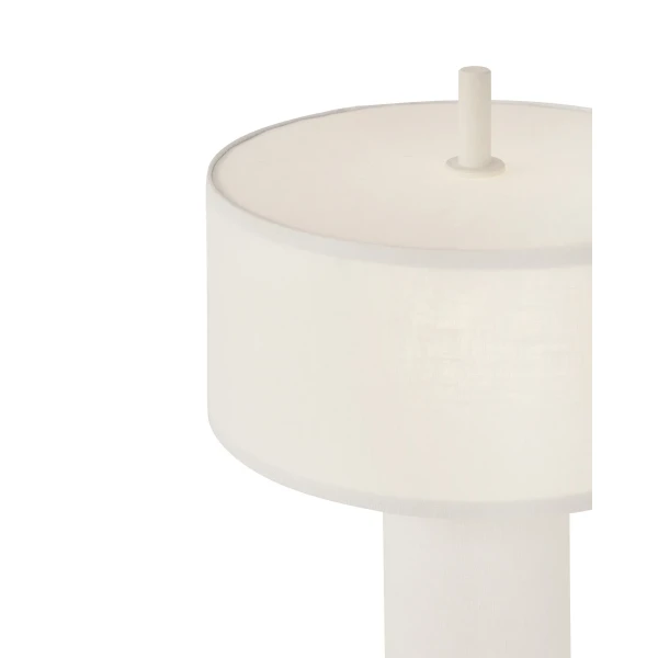 New Works Packshot 21361 Margin Portable Table Lamp White Canvas Detail Top Light kuva