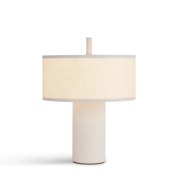 New Works Packshot 21361 Margin Portable Table Lamp White Canvas Light kuva