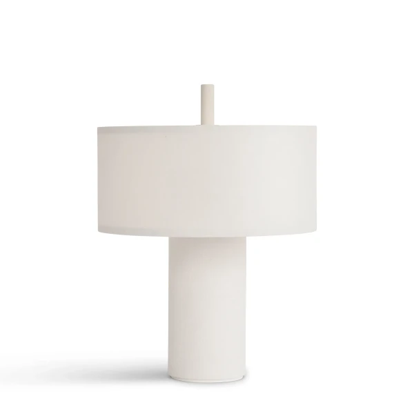 New Works Packshot 21361 Margin Portable Table Lamp White Canvas kuva
