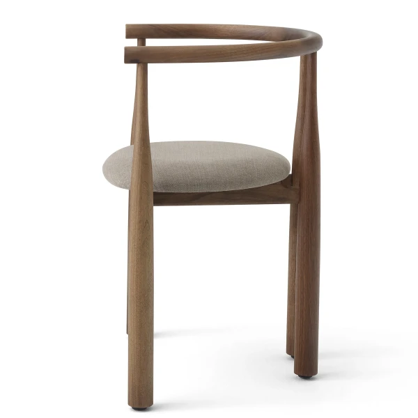 New Works Packshot 41810ROLI342 Bukowski Chair Walnut Romo Linara 342 3 kuva