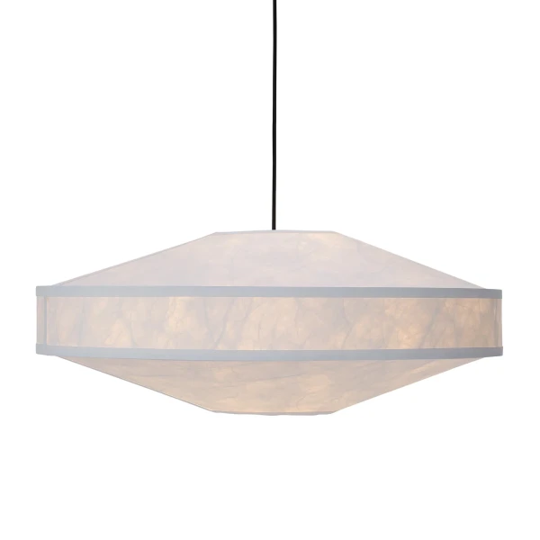 New Works Packshots 23131 Kite Pendant White Tyvek 75cm On kuva