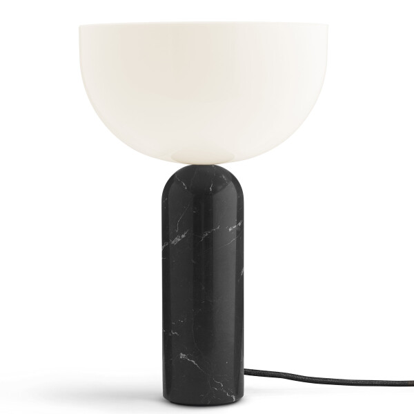 New Works Kizu Table Lamp Large Black Marble on image