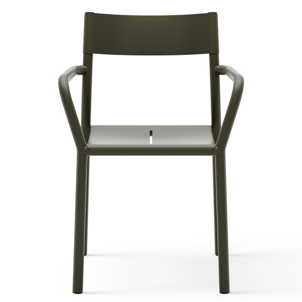 New Works Packshots May Armchair Dark Green FRONT kuva