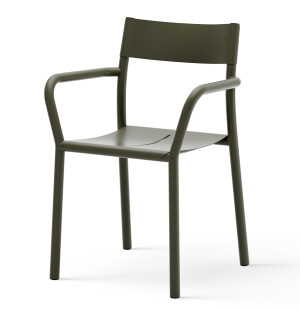 New Works MAY käsinojatuoli, tummanvihreä kuva