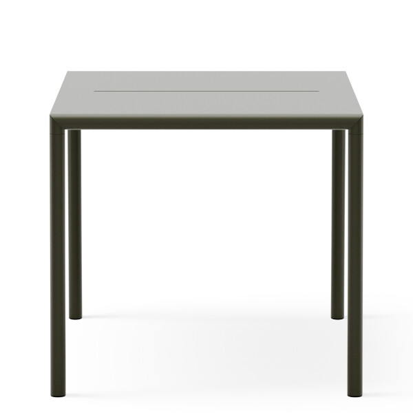 New Works Packshots May Table 85x85 Dark Green FRONT kuva