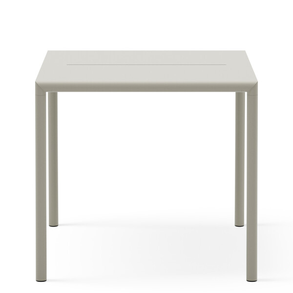 New Works Packshots May Table 85x85 Light Grey FRONT kuva