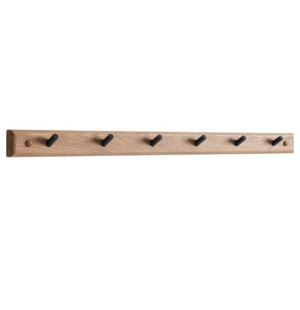 Oscarssons Möbel CORA seinänaulakko 80 cm, lakattu tammi/musta kuva