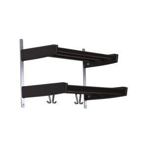 Oscarssons Möbel MEJA hattuhylly 2 tasoa 59 cm, musta kuva