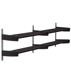 Oscarssons Möbel MEJA kenkähylly seinälle 2 tasoa 115 cm, musta kuva