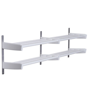 Oscarssons Möbel MEJA kenkähylly seinälle 2 tasoa 115 cm, valkoinen kuva