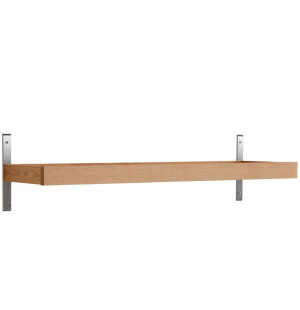 Oscarssons Möbel NADJA kenkähylly seinälle 80/100 cm, öljytty tammi kuva