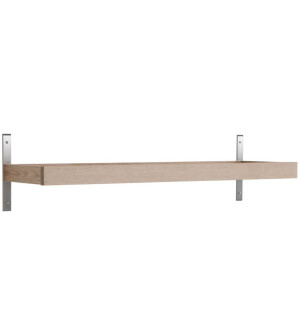 Oscarssons Möbel NADJA kenkähylly seinälle 80/100 cm, valkoöljytty tammi kuva