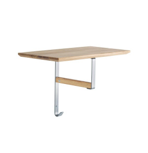 Oscarssons Möbel NIVA hattuhylly 49 cm, valkoöljytty tammi kuva