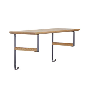 Oscarssons Möbel NIVA hattuhylly 77 cm, lakattu tammi kuva