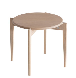 Oscarssons Möbel TILIA sivupöytä matala, valkoöljytty tammi kuva