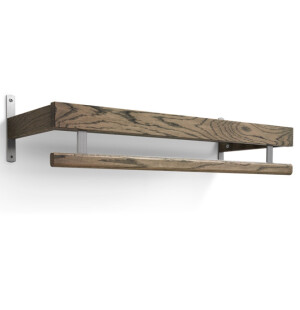 Oscarssons Möbel NADJA hattuhylly 80/100 cm, savutammi kuva