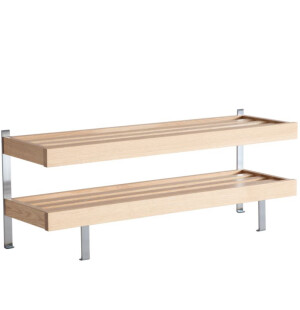 Oscarssons Möbel NADJA kenkähylly 80/100 cm, valkoöljytty tammi kuva