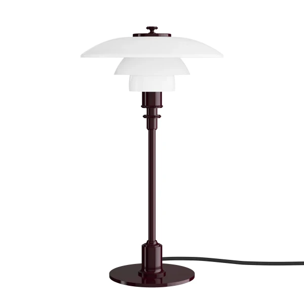 PH 2 1 Table Lamp Burgundy OFF kuva