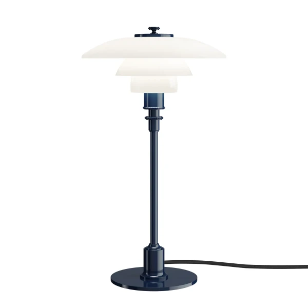 PH 2 1 Table Lamp Deep Blue ON kuva
