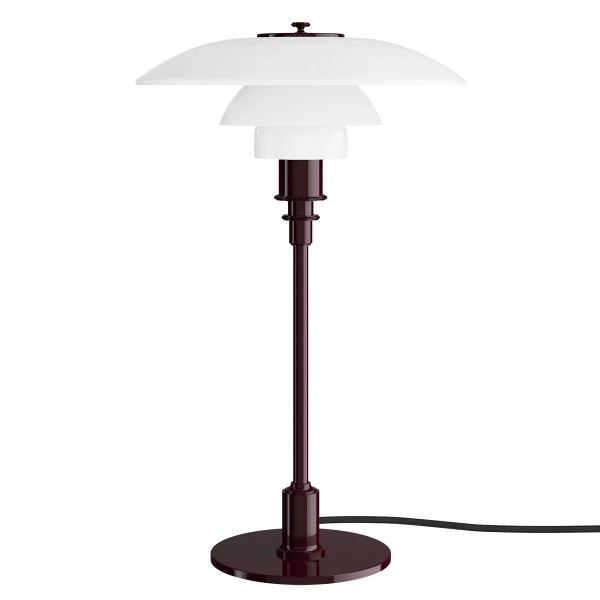 PH 3 2 Table Lamp Burgundy OFF kuva