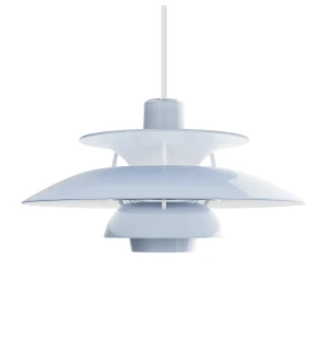 Louis Poulsen PH 5 320 Opal riippuvalaisin, pale blue kuva