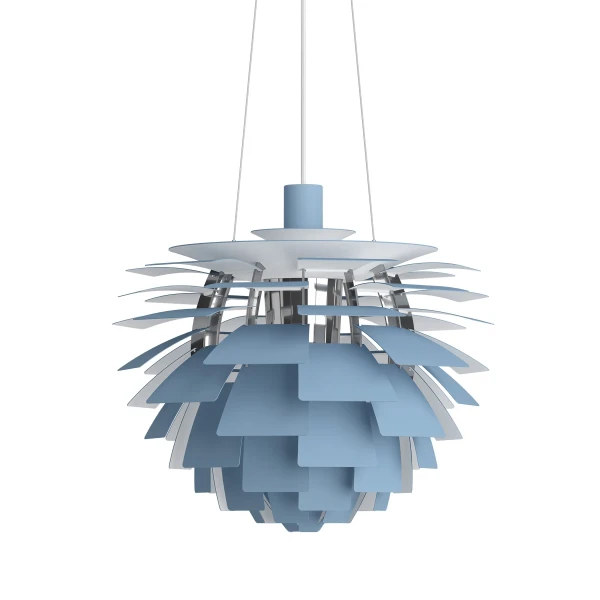PH Artichoke 480 Pendant Dusty Blue Chrome OFF kuva