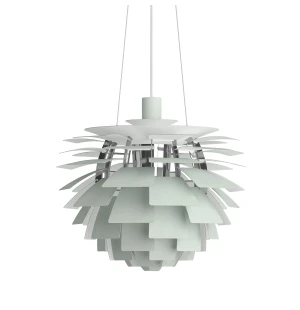 Louis Poulsen PH ARTICHOKE Ø480 riippuvalaisin, dusty green/chrome kuva