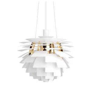 Louis Poulsen PH ARTICHOKE Ø480 riippuvalaisin, soft white/brass kuva