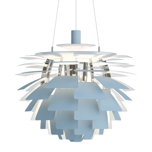 PH Artichoke 600 Pendant Dusty Blue Chrome image