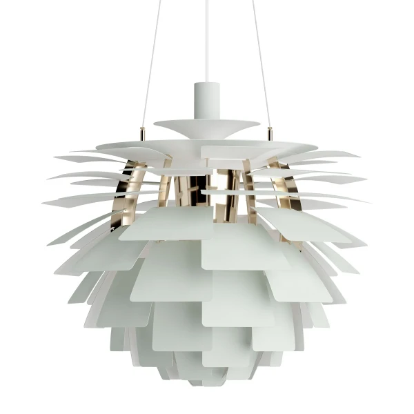 PH Artichoke 600 Pendant Dusty Green Brass OFF kuva