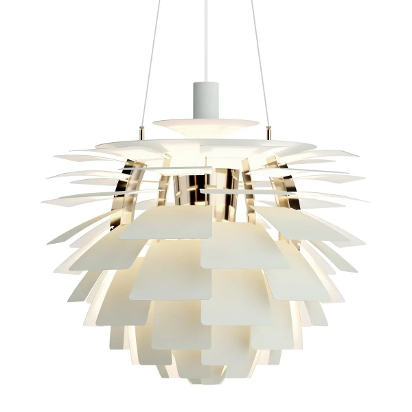 PH Artichoke 600 Pendant Dusty Green Brass image