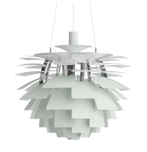 Louis Poulsen PH ARTICHOKE Ø600 taklampa, dusty green/chrome image