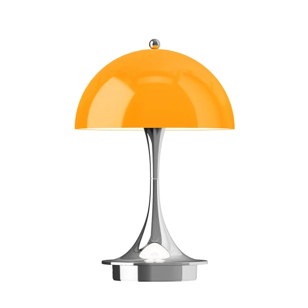 Panthella 160 Portable Lamp 160 Opal Original Orange Chrome kuva