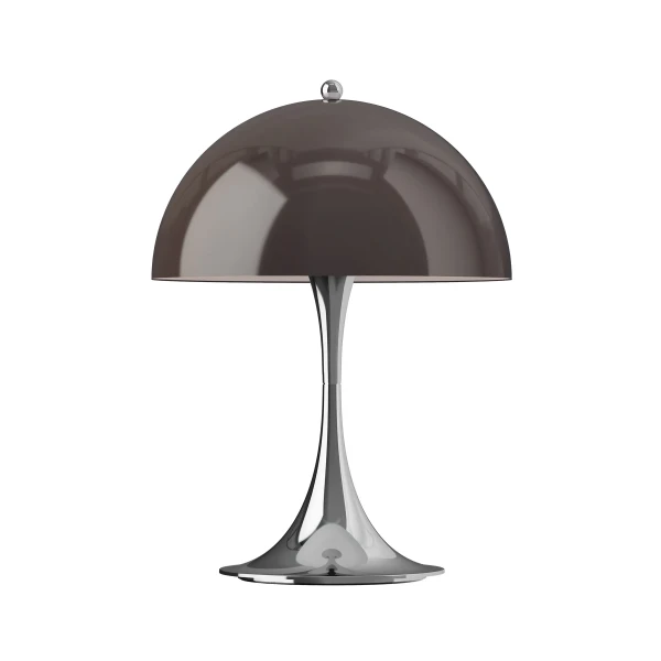 Panthella 250 Portable Lamp Opal Original Brown Chrome OFF kuva
