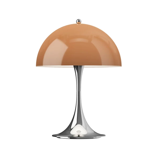 Panthella 250 Portable Lamp Opal Original Brown Chrome kuva