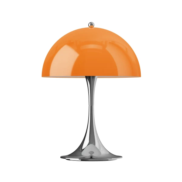 Panthella 250 Portable Lamp Opal Original Orange Chrome OFF kuva