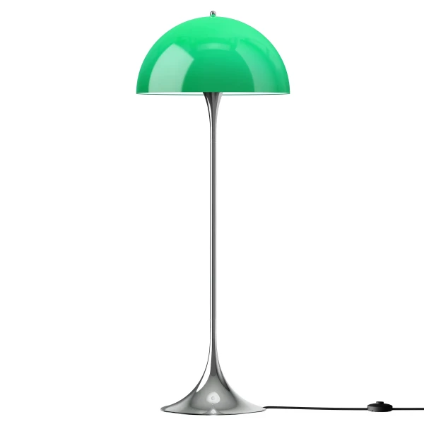 Panthella Originals Floor Lamp 500 Opal Green Chrome kuva