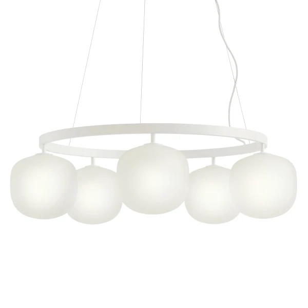 Rime chandelier 5 white muuto image