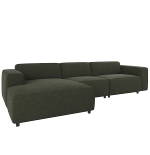 Rowico WILLARD sohva 4-istuttava divaani vasen, vihreä kuva