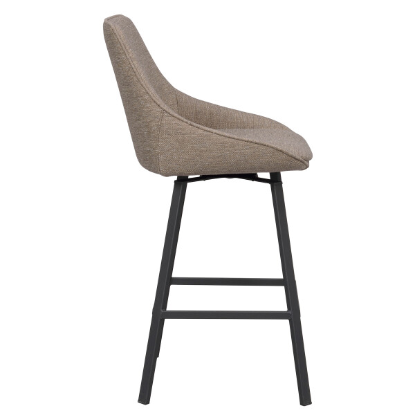 Rowico Alison barstool dark beige side kuva