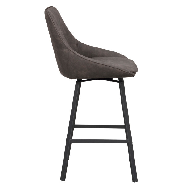 Rowico Alison barstool dark grey side image