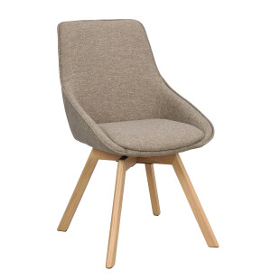 Rowico ALISON tuoli, dark beige/tammi kuva