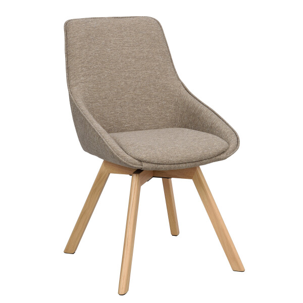 Rowico Alison swivelchair dark beige oak kuva