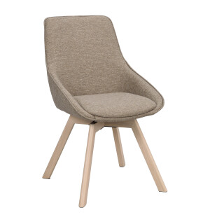 Rowico ALISON stol, mörk beige/vit ek image