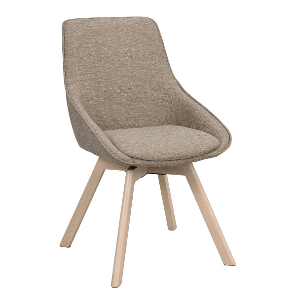 Rowico Alison swivelchair dark beige whitepigm. oak kuva