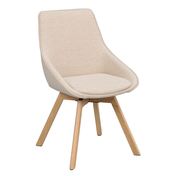 Rowico Alison swivelchair light beige oak kuva