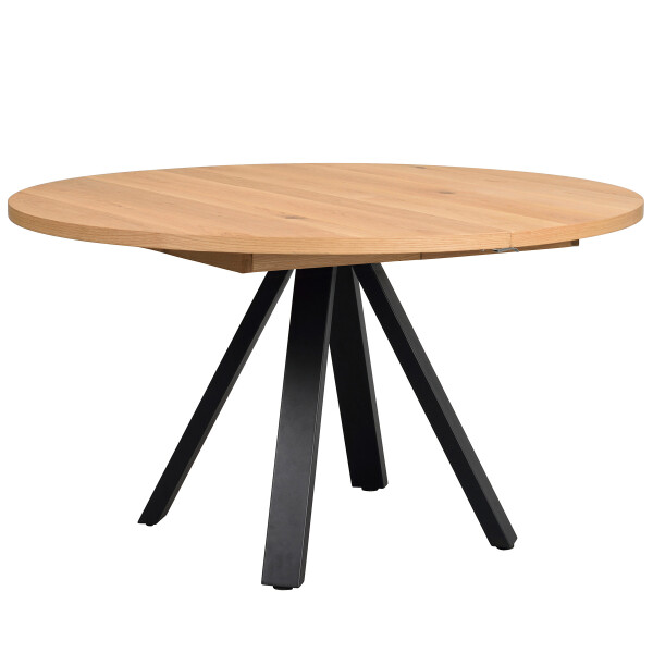 Rowico Maddock round diningtable 135 oak black kuva