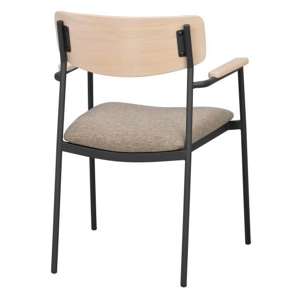 Rowico Maymont armchair whitepigm. oak angle kuva