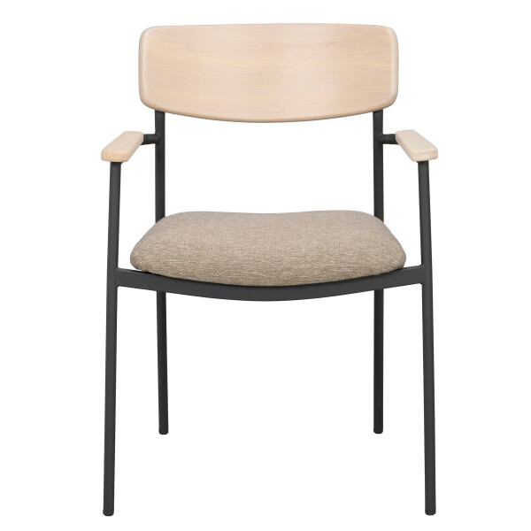 Rowico Maymont armchair whitepigm. oak front kuva